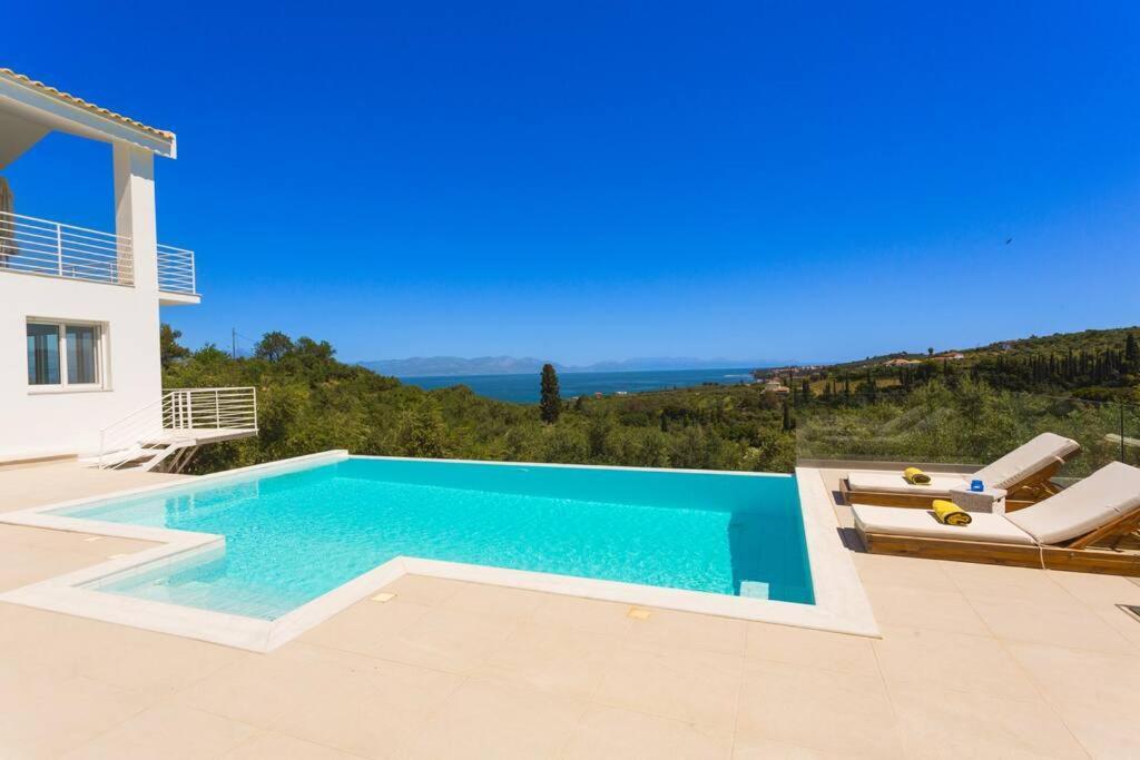 Koroni - Villa Merkouri - Entire Villa With Panoramic View Kültér fotó